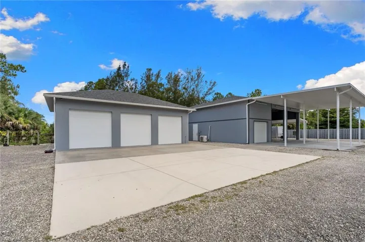Workshop and garages