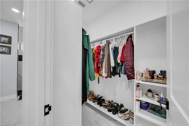 View of closet