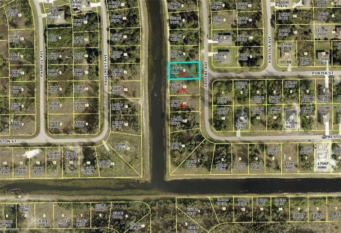 Map - emptys out at intersecting canal.