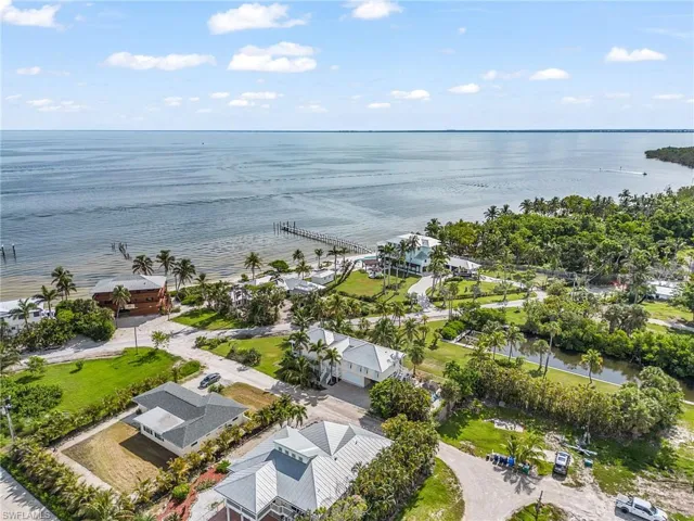 Aerial view of Pine Island's northern end of Bokeelia.