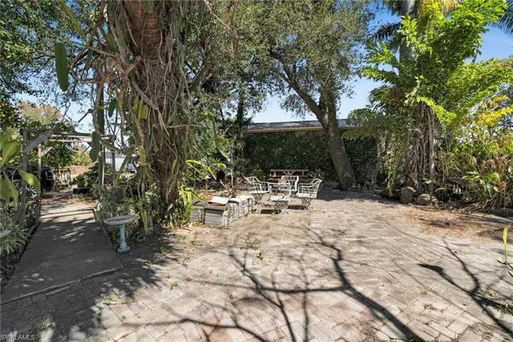 View of patio