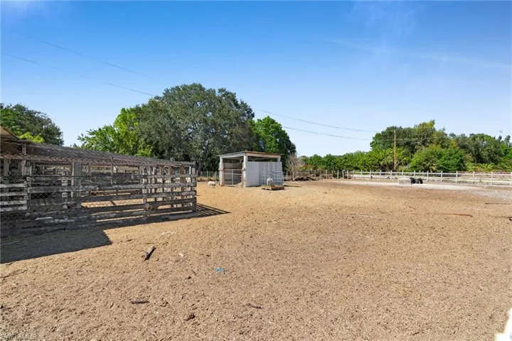 fenced in pasture