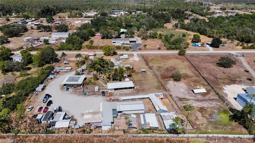 Aerial view of property's location