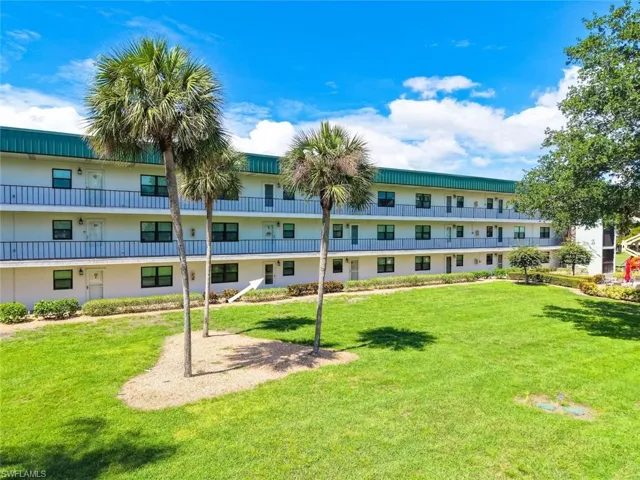 Front of the condo building