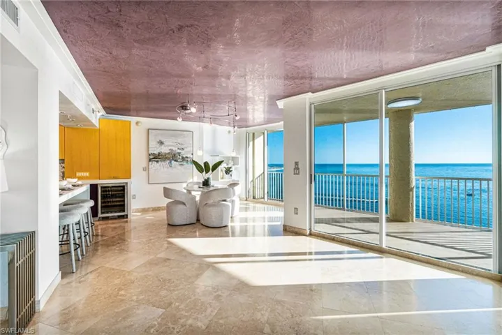 Stunning southern views, pour natural light through two sides of the kitchen, great room and dining and living area.
