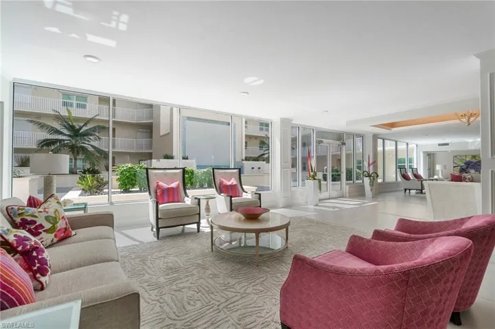 Additional View of the modern community lobby.