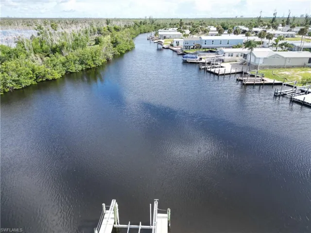 Looking South from the home.  Large water view