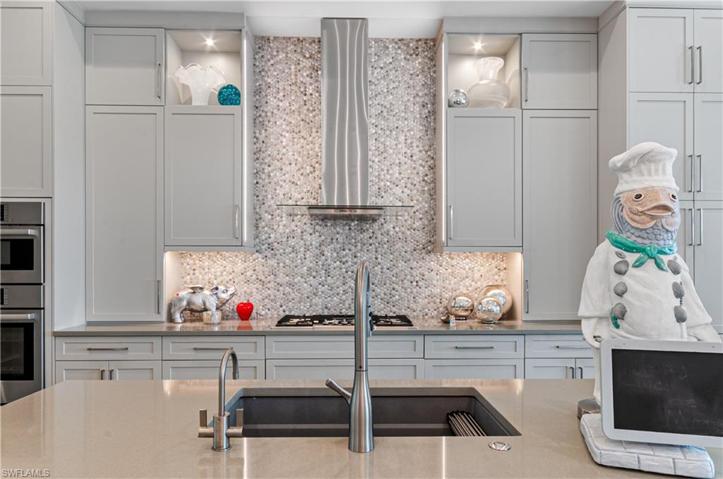 Floor to Ceiling Cabinets with LED lighting