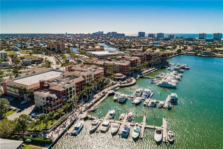 The Esplanade entertainment, shopping, dining, and marina in Marco Island