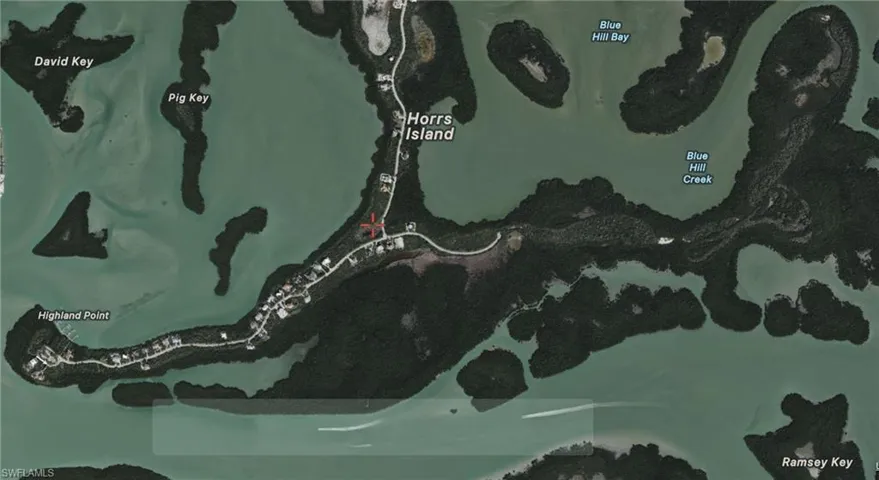 Aerial view of Key Marco Comminity