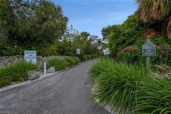 Walkway to the Key Marco Barfield Bay Marina