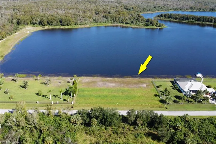 Bird's eye view of a large body of water