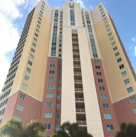 Closeup of the front of Riviera