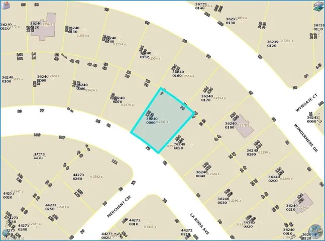 Lee County Property Appraiser GeoView parcel map. Approximate acreage and dimensions; not a survey.
