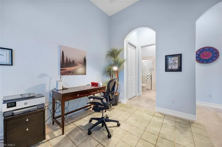 View of tiled office