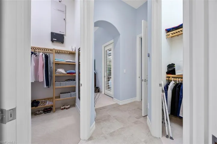 View of spacious closet