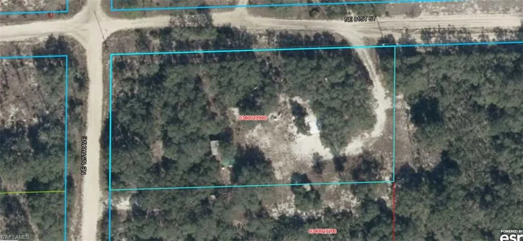 Aerial Property Map. Illustrating the property boundaries and surrounding parcels