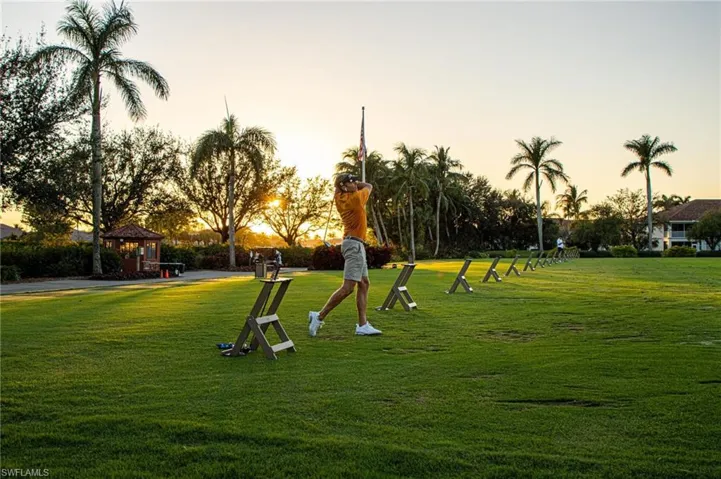 As a full golf course membership owner, spend as much time on the range as necessary to hone your golf game.