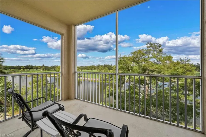 Enjoy the lake views and golf course scenery from this elevated perch.
