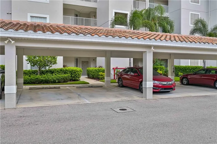 Parking space #302 is perfectly situated near the stairs and elevator.