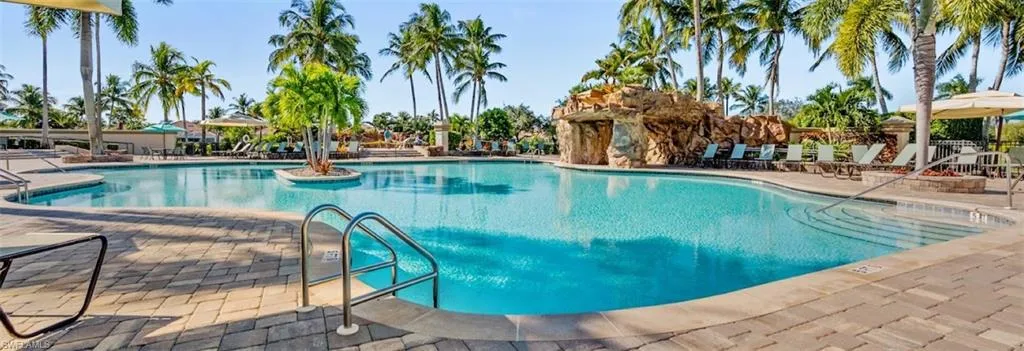 Take a dip in the huge resort-style pool or relax poolside in one of the numerous lounge chairs.