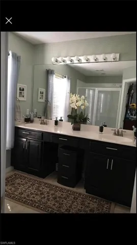 Master Bath with Dual Sinks