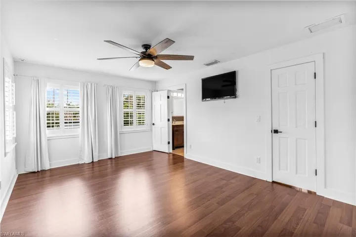 View of patio with french doors