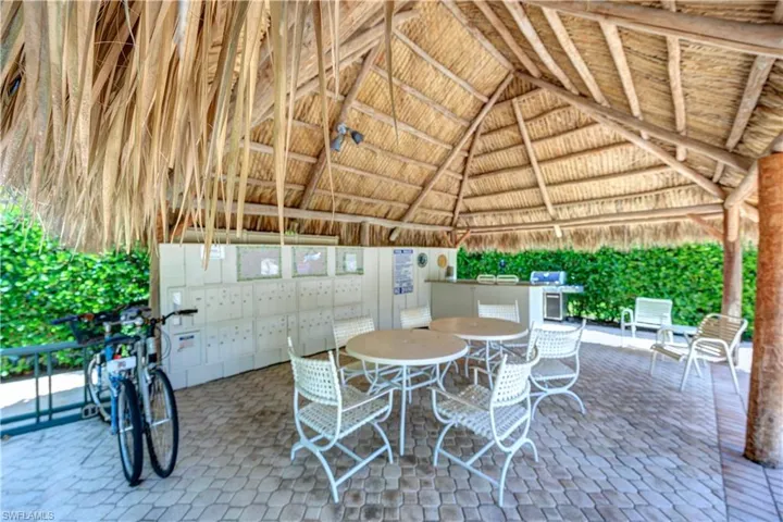 View of patio / terrace with a gazebo and grilling area