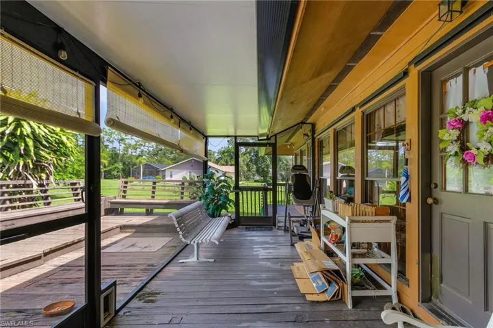 View of deck