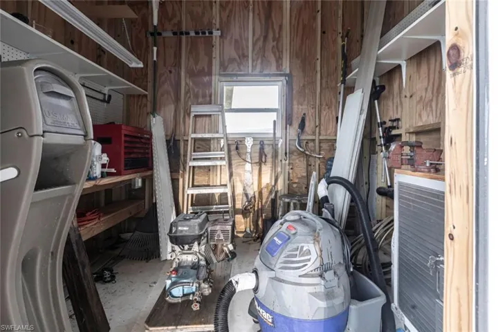 View of storage room