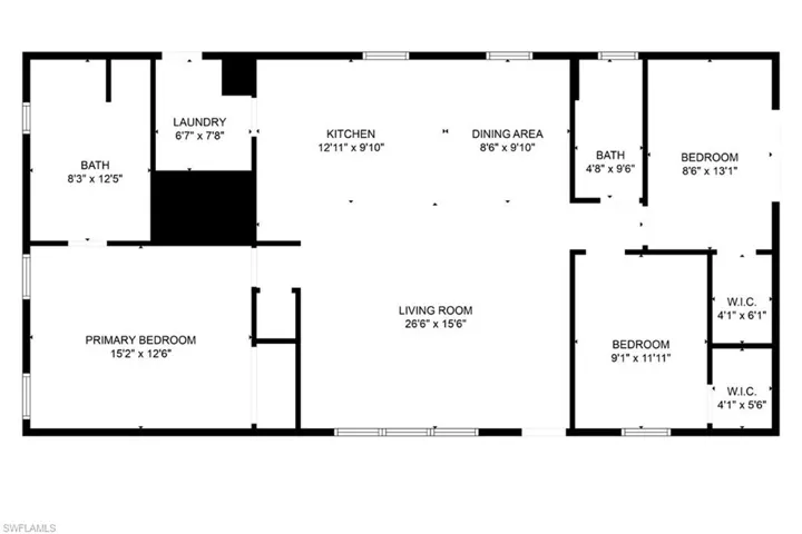 View of room layout