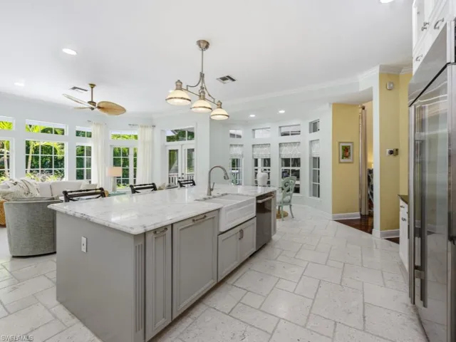 Appliances include SubZero and Thermoador in Main Kitchen