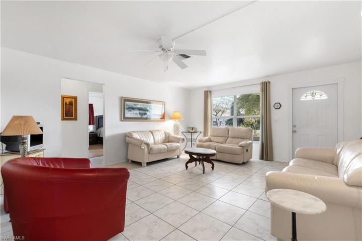 View to front door