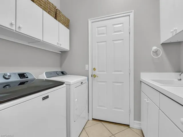 Laundry Room w/ Storage & Sink