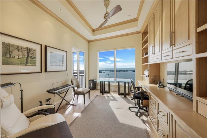 The office/den can easily be converted to a third bedroom - also with a spectacular view!