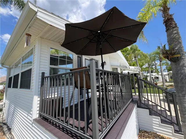 View of deck
