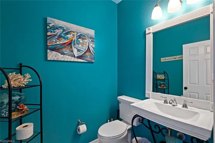 Guest Half Bath, 1st floor
