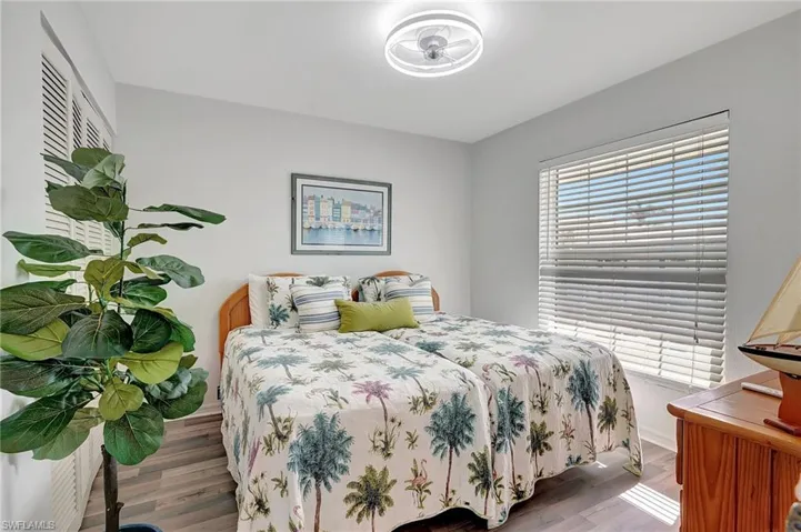Bedroom featuring hardwood / wood-style flooring