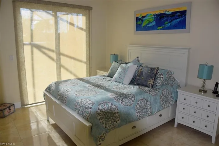 View of tiled bedroom