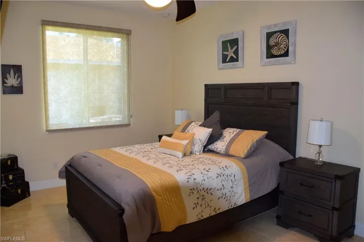 View of tiled bedroom