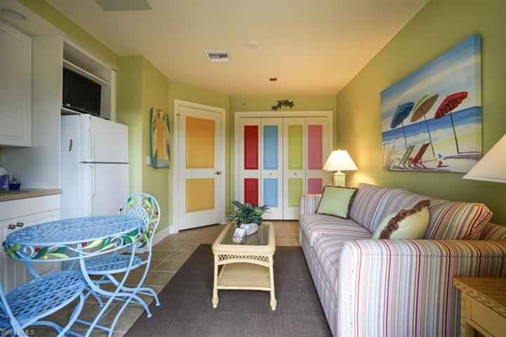 Cabana with sofa bed and full bath