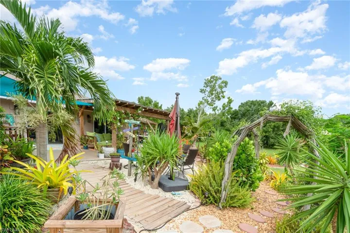 View from patio