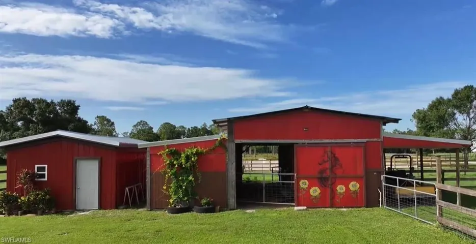 hand painted horse on door