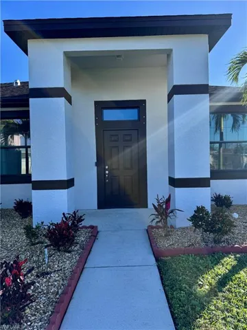 View of exterior entry