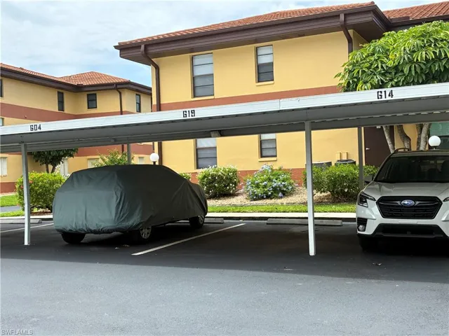 Assigned covered parking space