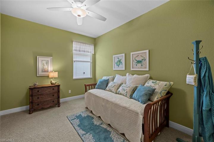 2nd guest bedroom has large walk-in closet