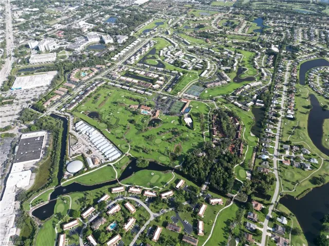 Aerial view of Pines and Palmetto courses