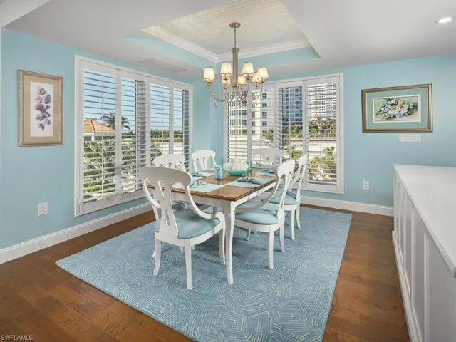 Gather in your formal dining area with friends and family for those special occasions while enjoying stunning sunset views.