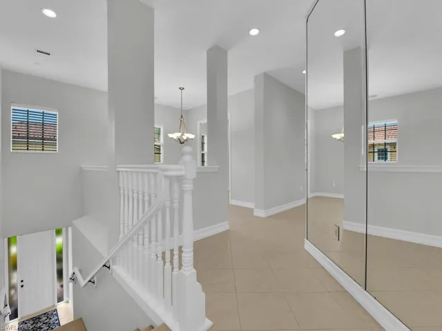 Custom Mirrors In Second Floor Landing