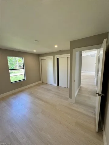 View of unfurnished bedroom
